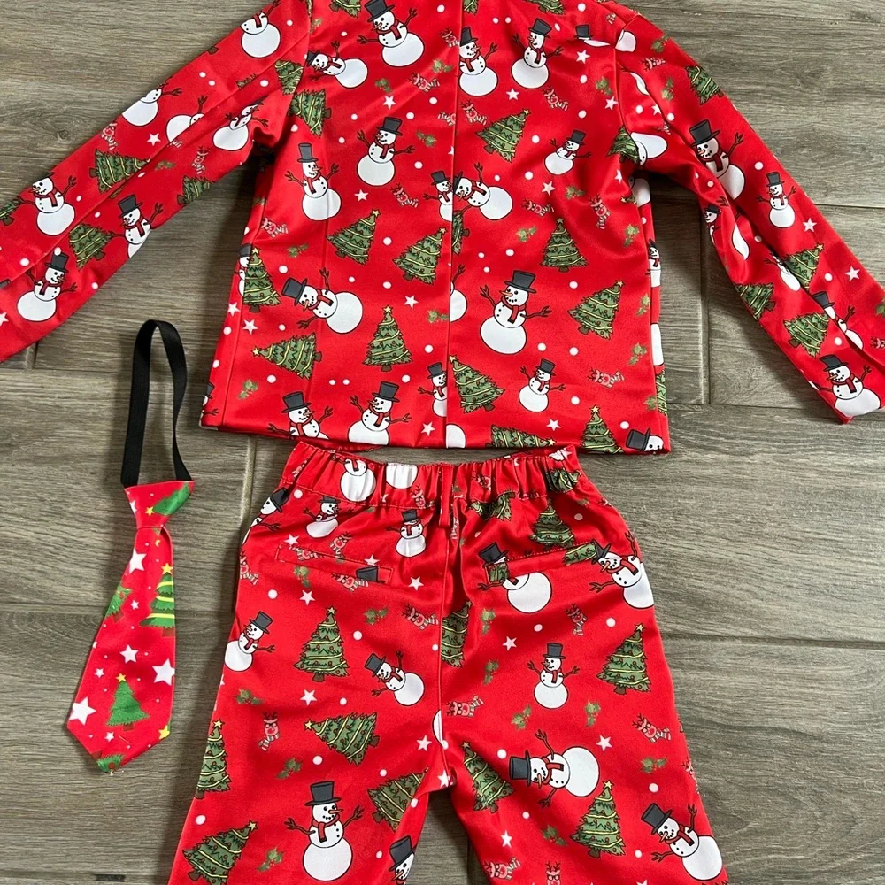 Suitmeister Boys Christmas Suit - Festive X-Mas Clothing Holiday Print